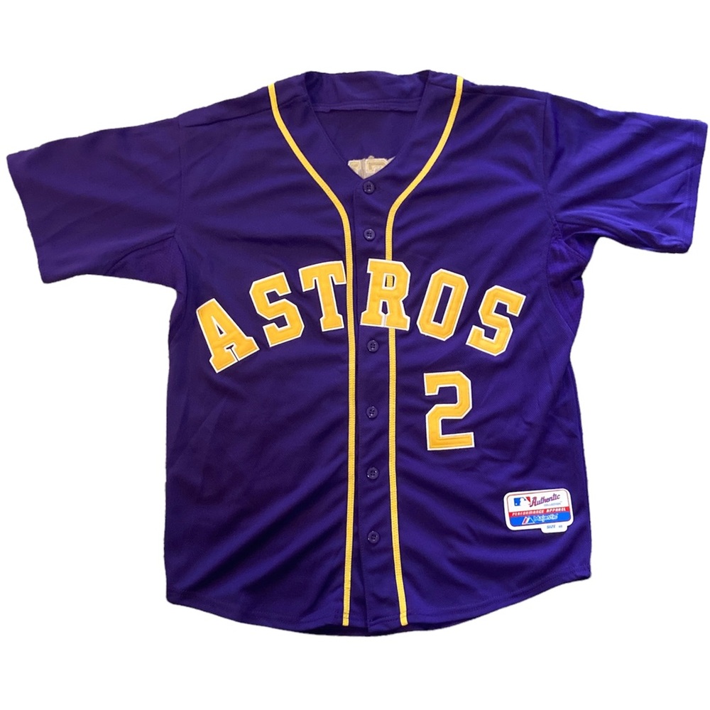 Astros Alex Bergman LSU Jersey